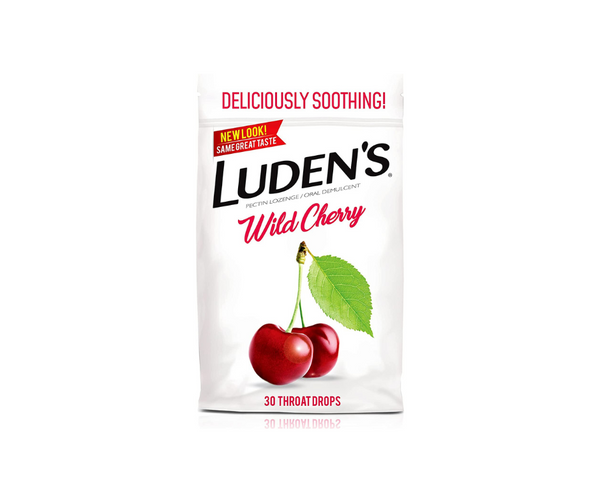 30 Luden's Wild Cherry Throat Drops
