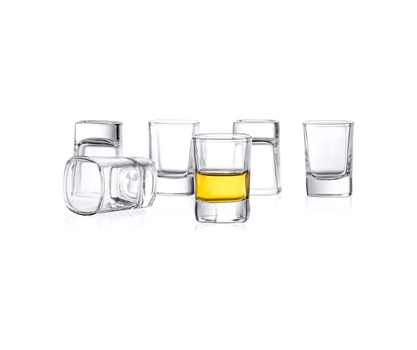 Set of 6 Heavy Base Shot Glasses