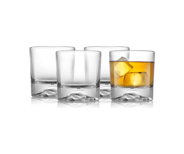 Set of 4 Crystal Whiskey Glasses