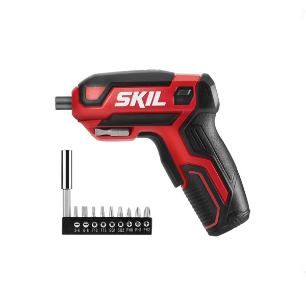 SKIL Rechargeable 4V Cordless Screwdriver With 9 Bits