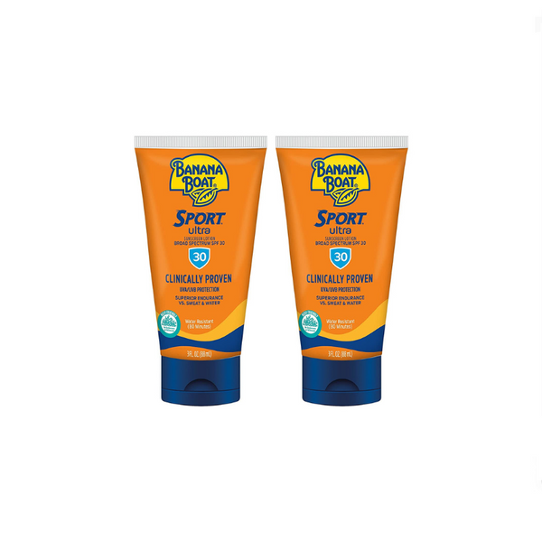 2 Pack Of Banana Boat Sport Ultra SPF 30 Sunscreen Lotion