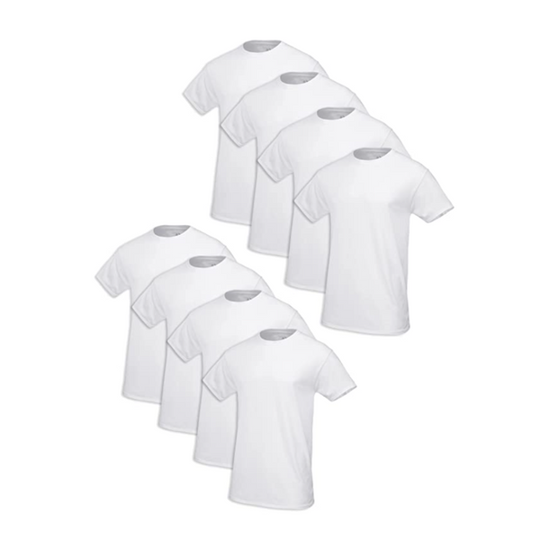 8-Pack Fruit of the Loom Men's Premium Tag-Free Cotton Undershirts