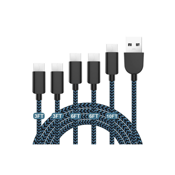 5 Fast Charging USB-C Cables