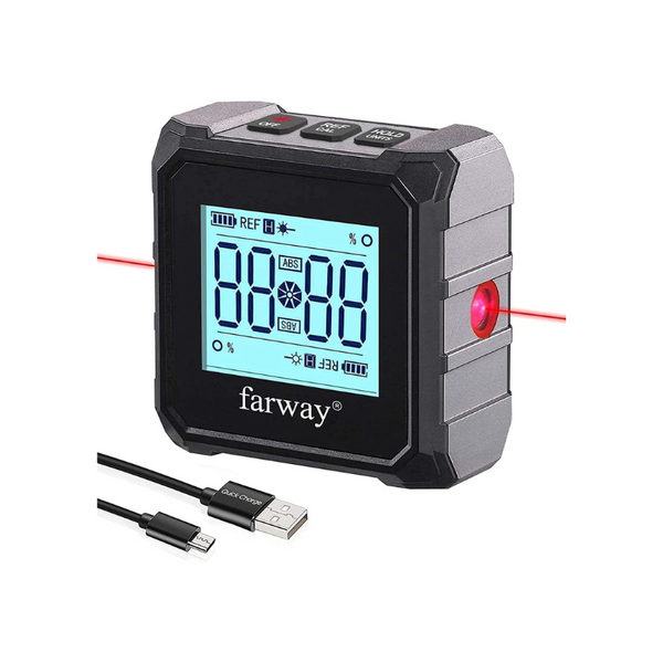 3 in 1 Mini Magnetic Angle Gauge Laser Level