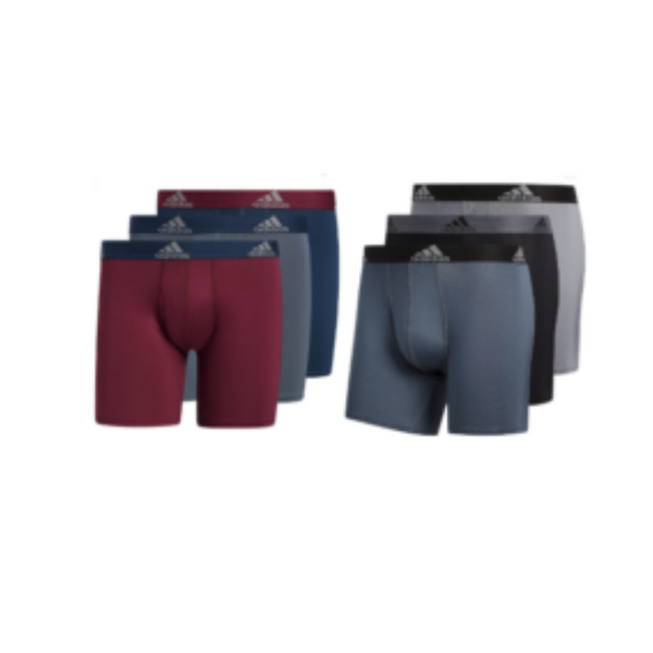 3 Pack Of adidas Men’s Performance Boxer Briefs