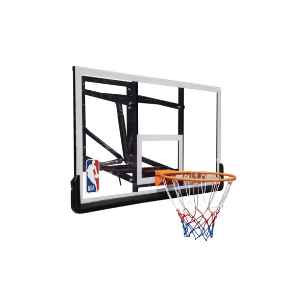 NBA Official 54″ Wall-Mounted Basketball Hoop With Polycarbonate Backboard