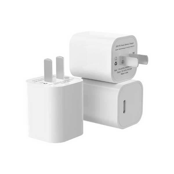 Pack of 3 iPhone 20W Fast Chargers