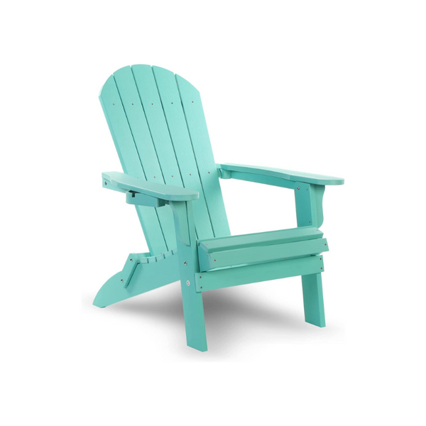 Sillas Adirondack plegables resistentes a todo clima con portavasos (4 colores)