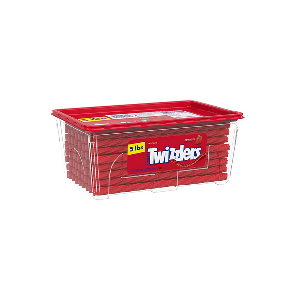5 Pound Tub Of Twizzlers Licorice Candy