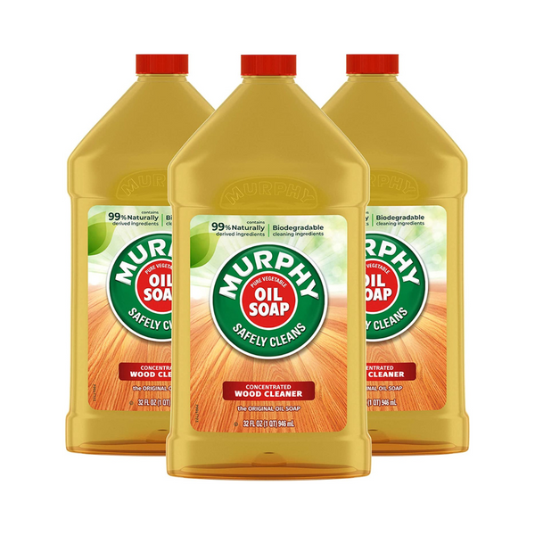 3 Bottles of MURPHY Oil Soap Wood Cleaner, Original