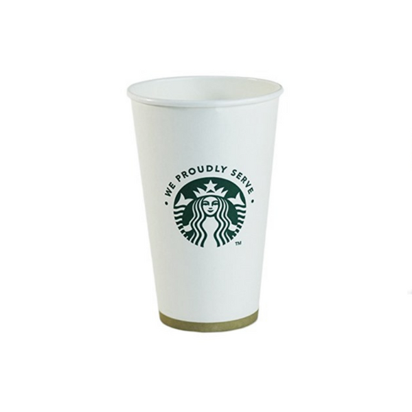 860 Starbucks 16 Oz Paper Hot Cups