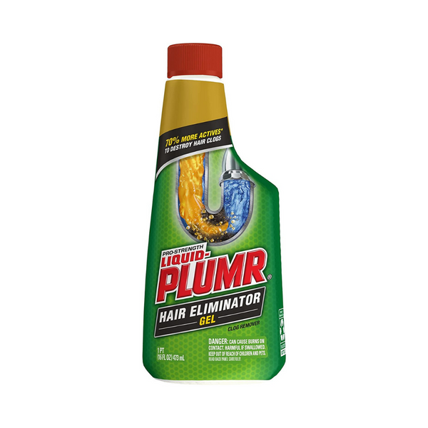 Liquid-Plumr Hair Clog Eliminator Liquid Drain Cleaner 16oz Bottle