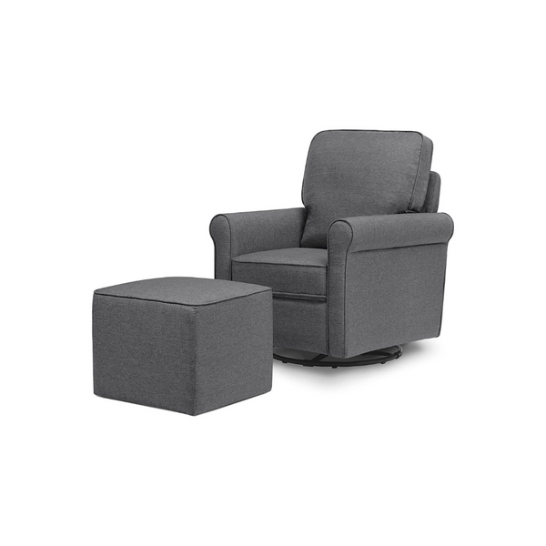 DaVinci Maya Upholstered Swivel Glider and Ottoman PzDeals