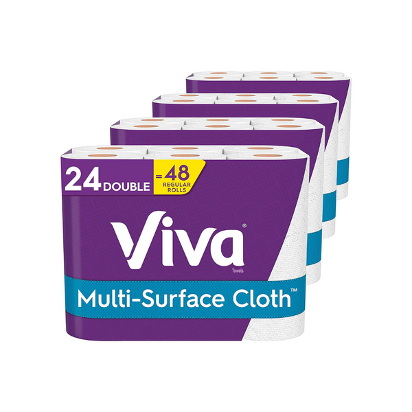 48 Double (96 Regular) Rolls Of Viva Paper Towels