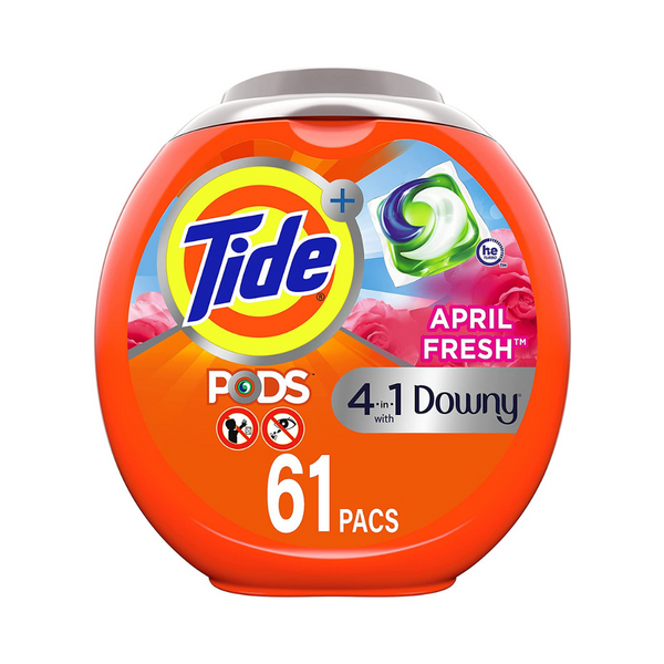 61 Tide Plus Downy April Fresh Scent 4 In 1 Detergent Pods