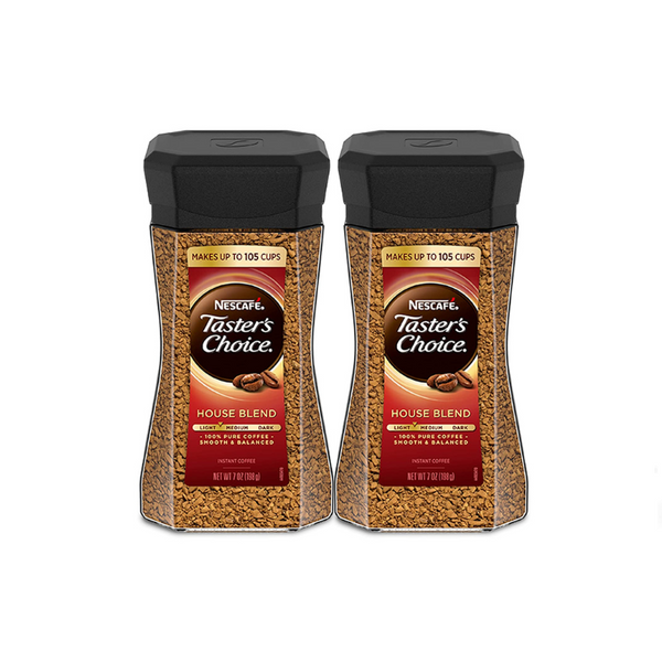 2 Pack Of Nescafe Taster’s Choice House Blend Instant Coffee