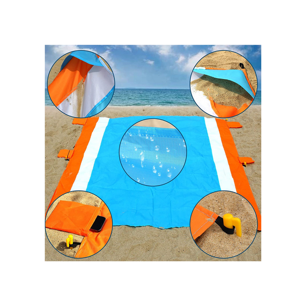 Manta de playa sin arena
