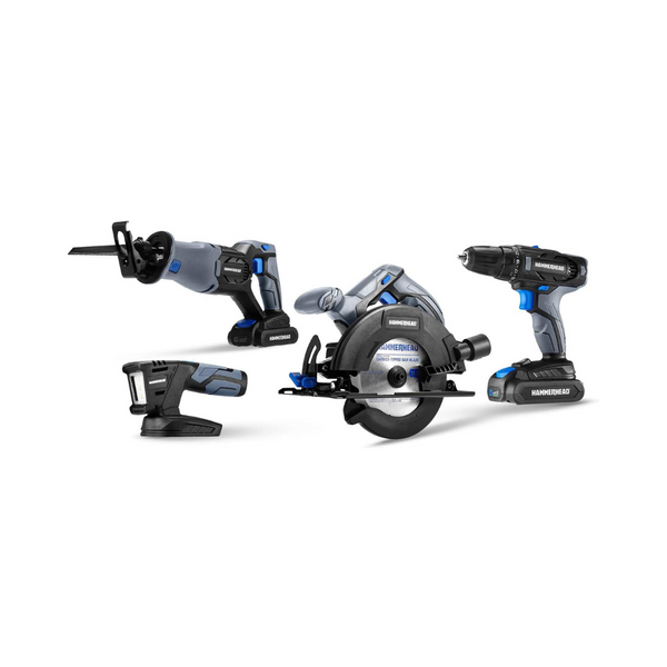 Kit combinado de 4 herramientas inalámbricas Hammerhead de 20 V