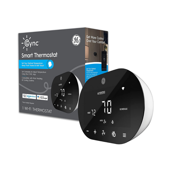 Termostato inteligente GE CYNC, Bluetooth y Wi-Fi