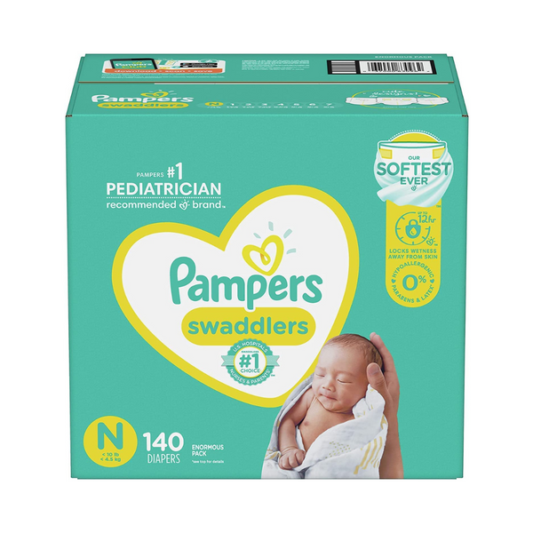 Ahorre $15 de descuento en 2 cajas de pañales Pampers &amp; Huggies seleccionados