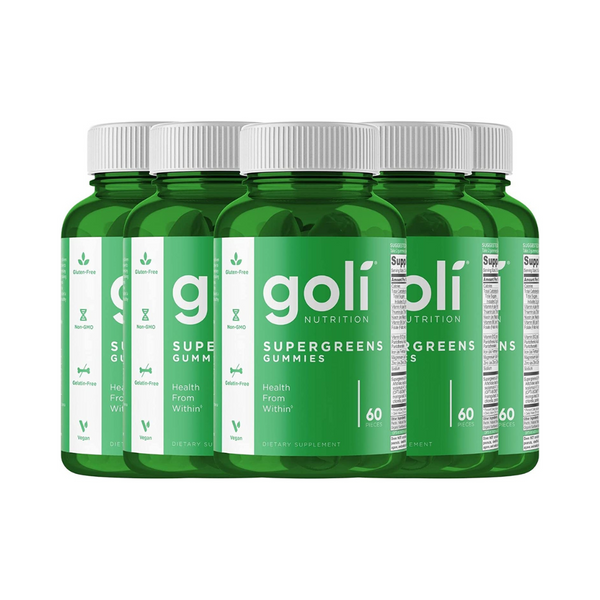 Gomitas de vitamina GOLI SUPERGREENS - 300 unidades
