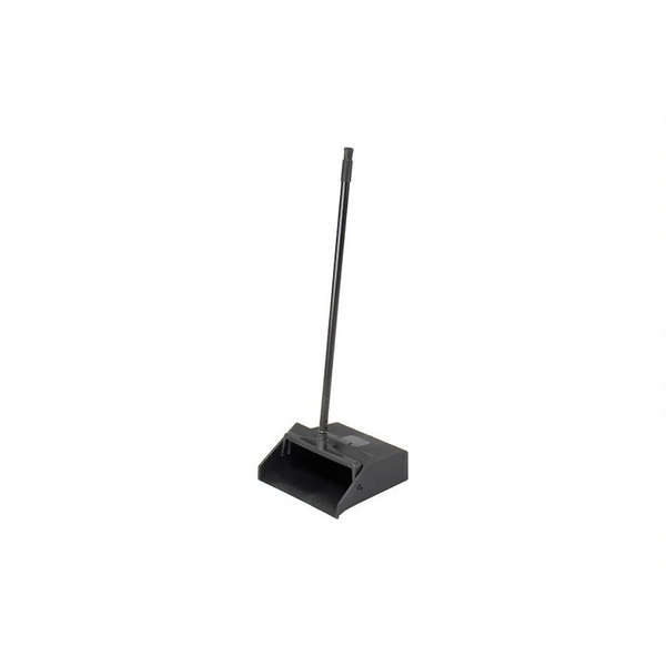 Recogedor vertical pivotante Carlisle para vestíbulo con mango de metal