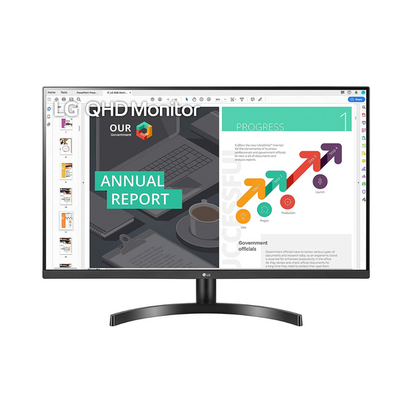 Monitor LG IPS QHD (2560 x 1440) de 32 pulgadas con HDR 10, AMD FreeSync con monitor de entradas HDMI duales
