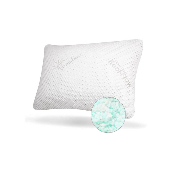 Almohada de espuma viscoelástica triturada Snuggle-Pedic