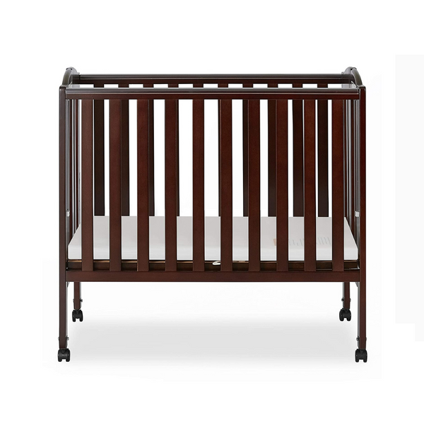 Dream On Me 2 in 1 Portable Folding Stationary Side Crib
