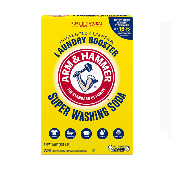 3-Lb Box of Arm & Hammer Super Washing Soda Detergent Booster & Household Cleaner