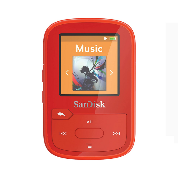 SanDisk 32GB Clip Sport Plus MP3 Player, Bluetooth, LCD Screen, FM Radio