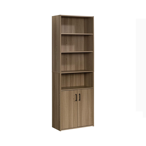 Librería con puertas Sauder Beginnings, acabado en roble veraniego