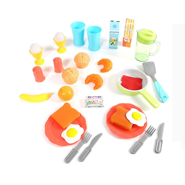 Juego de desayuno divertido como en casa