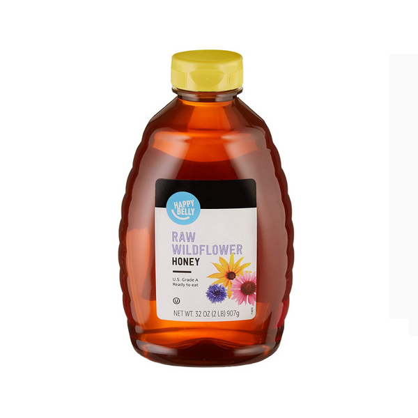 Amazon Brand - Happy Belly Raw Wildflower Honey
