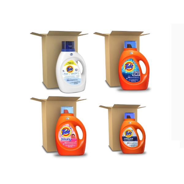 Tide Ultra Oxi, Downy, Free & Gentle, or Hygienic Clean Liquid Laundry Detergent