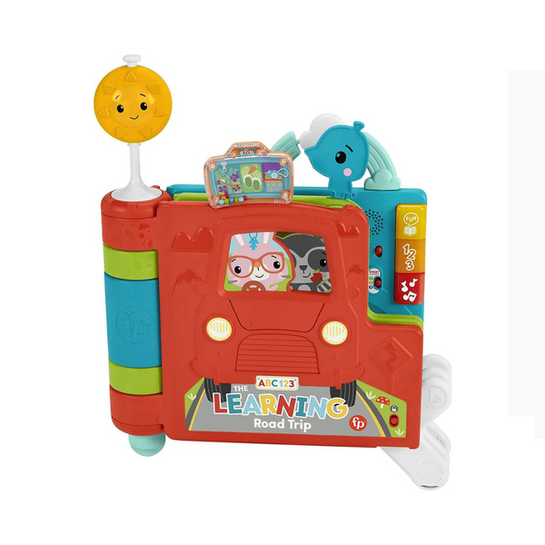 Centro de actividades y juguete educativo electrónico gigante con libro de actividades para sentarse y pararse de Fisher-Price