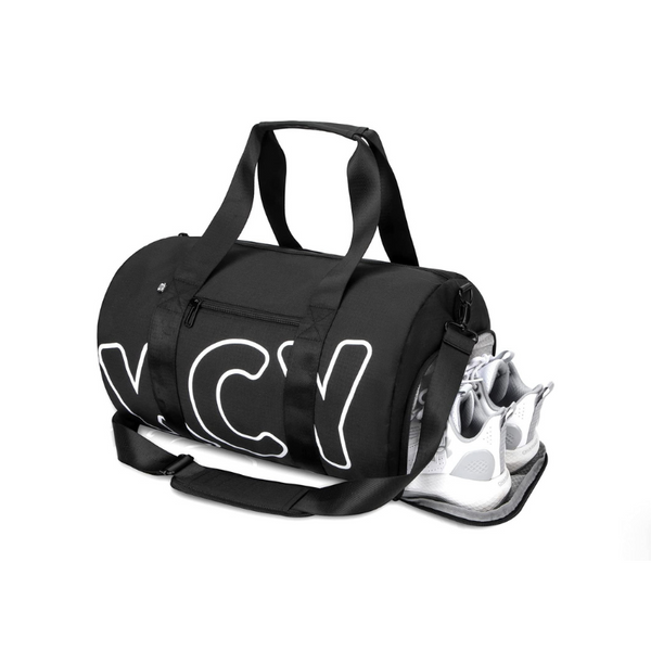 Sports Gym Bag with Wet Pocket & Shoes Compartment (3 Colors)