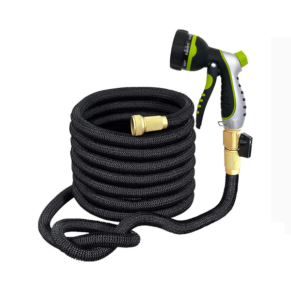 50FT Expandable Garden Hose with 8 Function Nozzle
