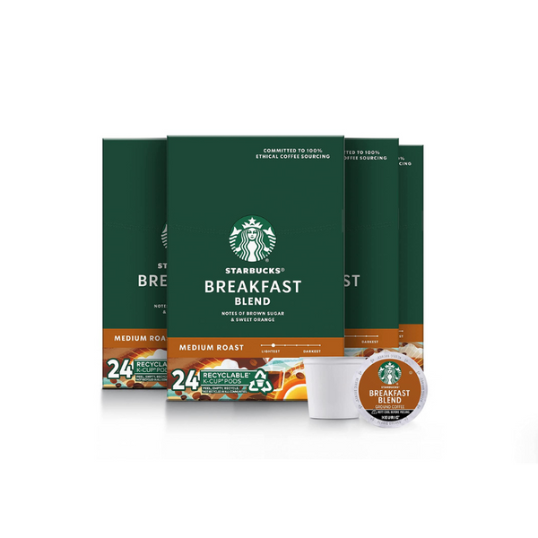 96 Starbucks K-Cup Coffee Pods On Sale (7 Flavors)