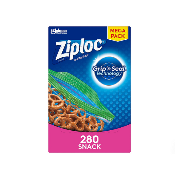 280 Ziploc Snack Bags