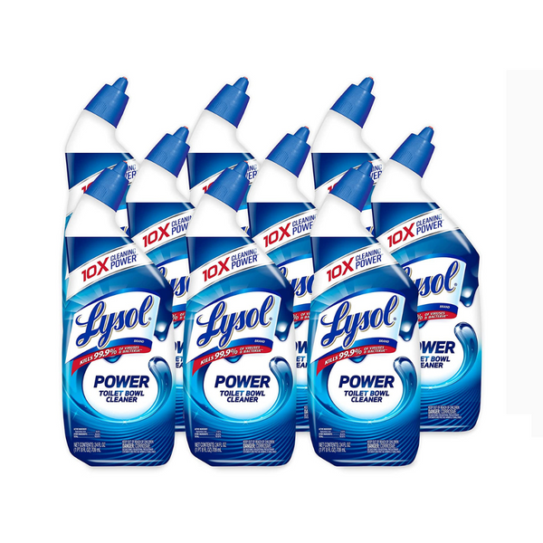 9 botellas de gel limpiador para inodoro Lysol Power