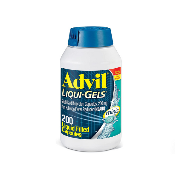 200 Advil Liqui-Gels Pain Reliever Capsules