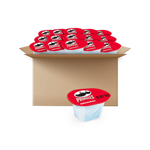 36 cajas de refrigerios de papas fritas Pringles