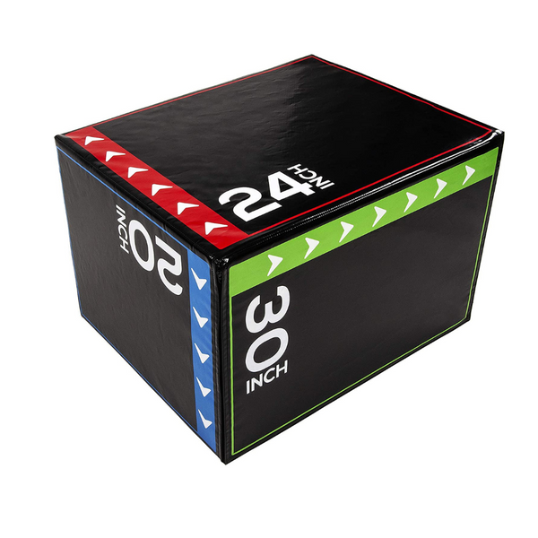 BalanceFrom 3 In 1 20″x24″x30″ Foam Plyometric 60lb Box Jumping Exercise