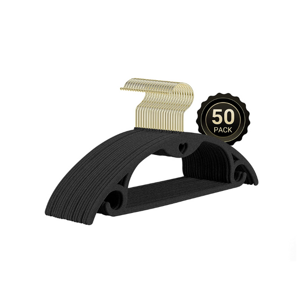 50 Velvet Clothes Hangers