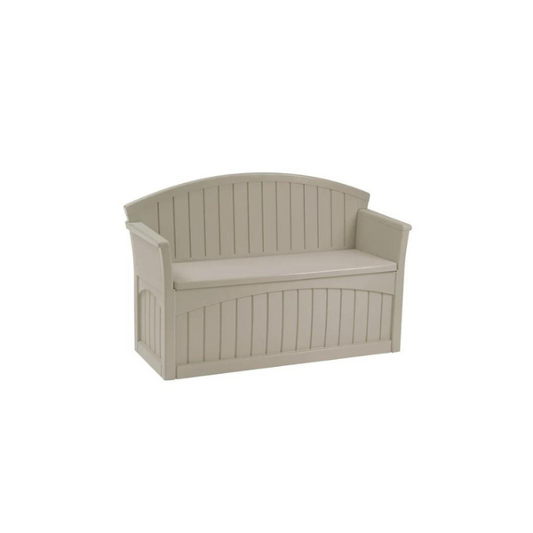 Suncast 50 Gallon Resin Outdoor Deck Storage Bench