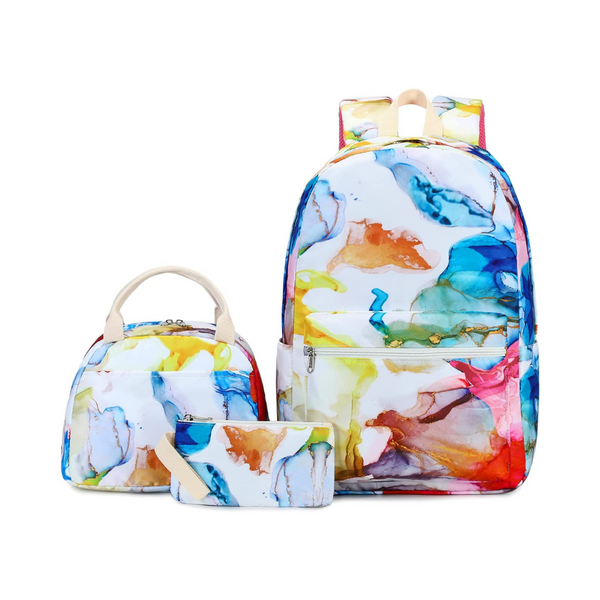 School Backpack with Lunch Box and Pencil Case