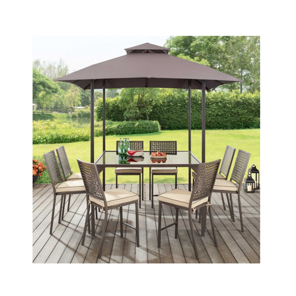 Mainstays Droma 9-Piece Gathering Height Dining Set