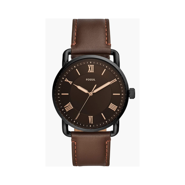 Fossil Men's Copeland Stainless Steel and Leather Casual Quartz Watch