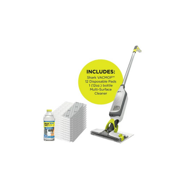 Shark VACMOP Cordless Hard Floor Vacuum Mop with 12 Disposable Pads